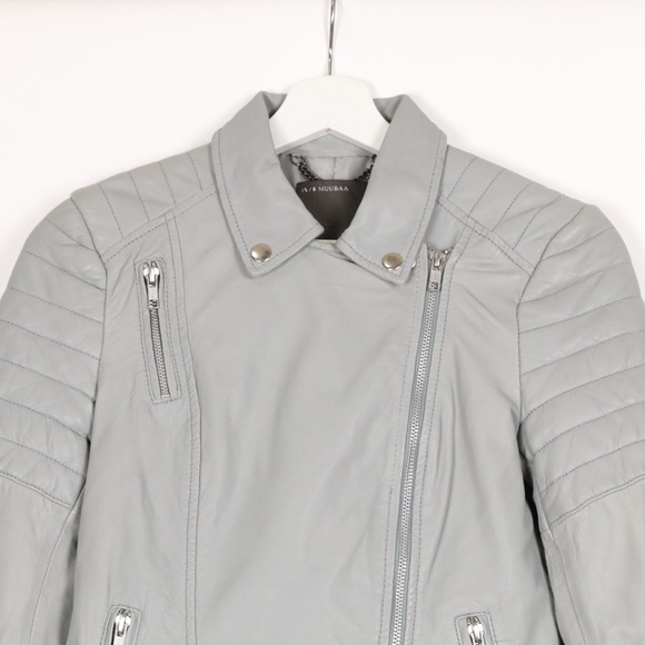 Muubaa Meursault Leather Biker Jacket - Picture 3 of 9